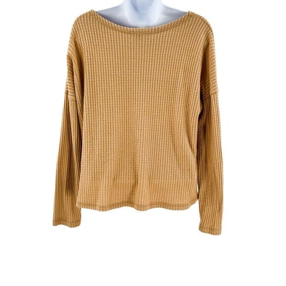 2/$30 American Eagle Outfitters Waffle Knit Button Front Cardigan Sweater Top - Picture 4 of 8